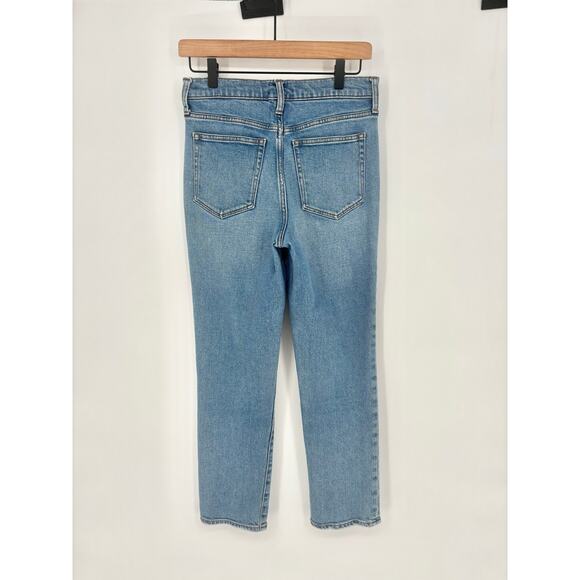 J Crew Lightwash Essential Straight Jean Size 27 - Picture 3 of 6